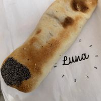 Hummus bread   at Luna Covrigaria in Poznan
