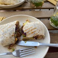 Burrito wrap at Alive Bistro in Marsalforn