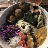 Buddha Bowl (super fresh and filling!) at Alive Bistro in Marsalforn