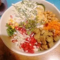 Buddha bowl at Alive Bistro in Marsalforn