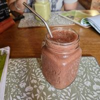 Chocolate smoothie at Alive Bistro in Marsalforn