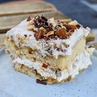 Vegan Tiramisu 🤤 at Alive Bistro in Marsalforn