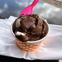 Very delicious rocky road! Usually they are too icey, this one was perfect!  at Rocky Rd in Sedona