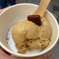 Avocado icecream  at Goldhelm in Erfurt