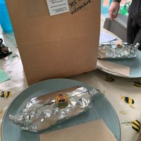 Vegan take out Burrito.  at Johnny's Burritos  in Nottingham