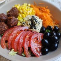 Ensalada Vegan power at Bioloco in Madrid