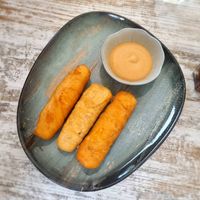 Tequeños, riquísimos. at Bioloco in Madrid