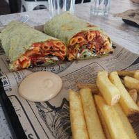 Italian burrito at Bioloco in Madrid