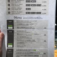 Menu  at Carvaan Delicatessen in Yokohama