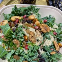 Dried fruits & nuts & quinoa superfood kale salad 
 at Carvaan Delicatessen in Yokohama
