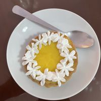 Lemon tart!  at Evy's World in Monteverde