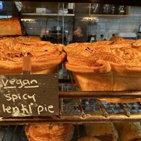 Vegan pies   at Uraidla Brewery in Uraidla