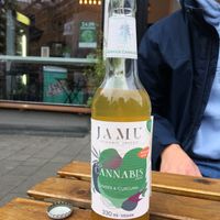 Cannabis-Getränk at Bäristo Vegan Deli in Kiel