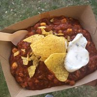 Bohnen-Chili at Bäristo Vegan Deli in Kiel