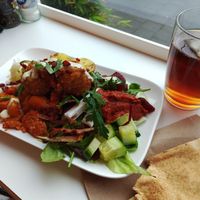 Der neue Gemüseteller at Bäristo Vegan Deli in Kiel