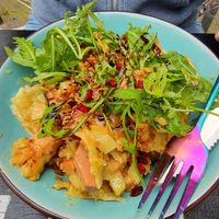 Lasagna at Bäristo Vegan Deli in Kiel