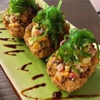 Hot Rocks at Rock and Rolls Vegan Sushi in Panama City