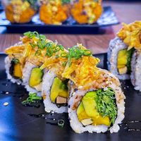 Ms Jackson roll  at Rock and Rolls Vegan Sushi in Panama City