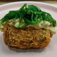 Deep fried yumminess at Rock and Rolls Vegan Sushi in Panama City