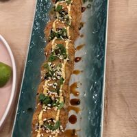 Such a good sushi dish!! at Rock and Rolls Vegan Sushi in Panama City