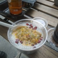 pudding de chia avec fruit de la passion :) at Veganissim in Paris