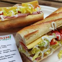 Sandwichs at Veganissim in Paris
