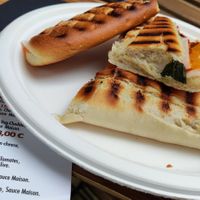 Paninis at Veganissim in Paris