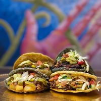 Vegan Gorditas
Gorditas de maíz hecha a mano en comal, frijol, acompañamiento a elección hechas a mano con frijoles, ensalada col y pico de gallo. at Fast and Wise in San Miguel De Allende