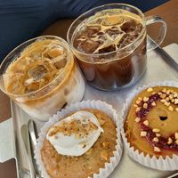 Earl Grey, PB&J donut at O.verte Donuts 오베흐트 도넛 in Seoul