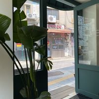 the door  at O.verte Donuts 오베흐트 도넛 in Seoul