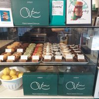 Vegan donut varieties at O.verte Donuts 오베흐트 도넛 in Seoul