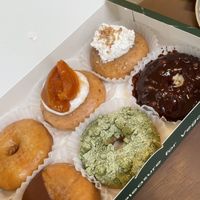 absolutely loved the matcha!!  at O.verte Donuts 오베흐트 도넛 in Seoul