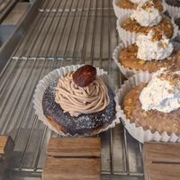 Mont Blanc to the left   at O.verte Donuts 오베흐트 도넛 in Seoul