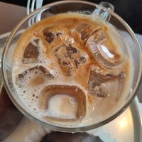 Soy lattean #Veganuary at O.verte Donuts 오베흐트 도넛 in Seoul