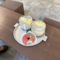 Raspberry and Pistachio Donut  at O.verte Donuts 오베흐트 도넛 in Seoul