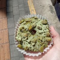 Matcha and crumble glaze at O.verte Donuts 오베흐트 도넛 in Seoul