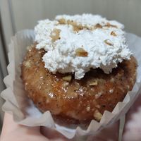 Earl grey and almond at O.verte Donuts 오베흐트 도넛 in Seoul