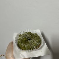 Matcha crumble donut  at O.verte Donuts 오베흐트 도넛 in Seoul