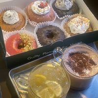 Yummy donuts & beverages. First time to try hot chocolate here   at O.verte Donuts 오베흐트 도넛 in Seoul