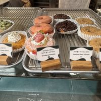 Strawberry Donuts is only for feb 2025, they won’t make it afterwards   at O.verte Donuts 오베흐트 도넛 in Seoul