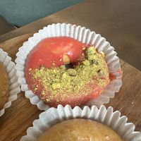 Raspberry pistachio   at O.verte Donuts 오베흐트 도넛 in Seoul