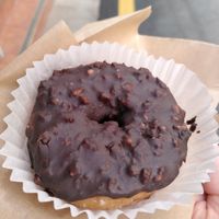 Chocolate hazelnut donut at O.verte Donuts 오베흐트 도넛 in Seoul