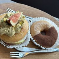 Tiramisu glazed, Figs & Pistachio cream  at O.verte Donuts 오베흐트 도넛 in Seoul