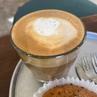 Great flat whitee  at O.verte Donuts 오베흐트 도넛 in Seoul