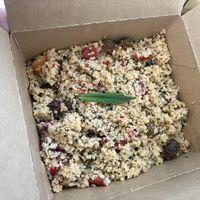 Taboulé. Could have used some yoghurt mint sauce  at Poppynut in Saint-die-des-vosges