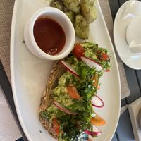 Avo toast  at Mother Earth Vegan Restaurant in Tamarindo