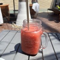 Watermelon juice  at Mother Earth Vegan Restaurant in Tamarindo
