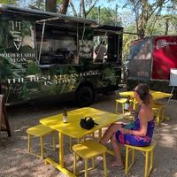 Outside the Truck at Mother Earth Vegan Restaurant in Tamarindo