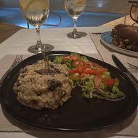 Mushroom risotto   at Mother Earth Vegan Restaurant in Tamarindo