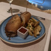 Philly sandwich — best ever!  at Mother Earth Vegan Restaurant in Tamarindo